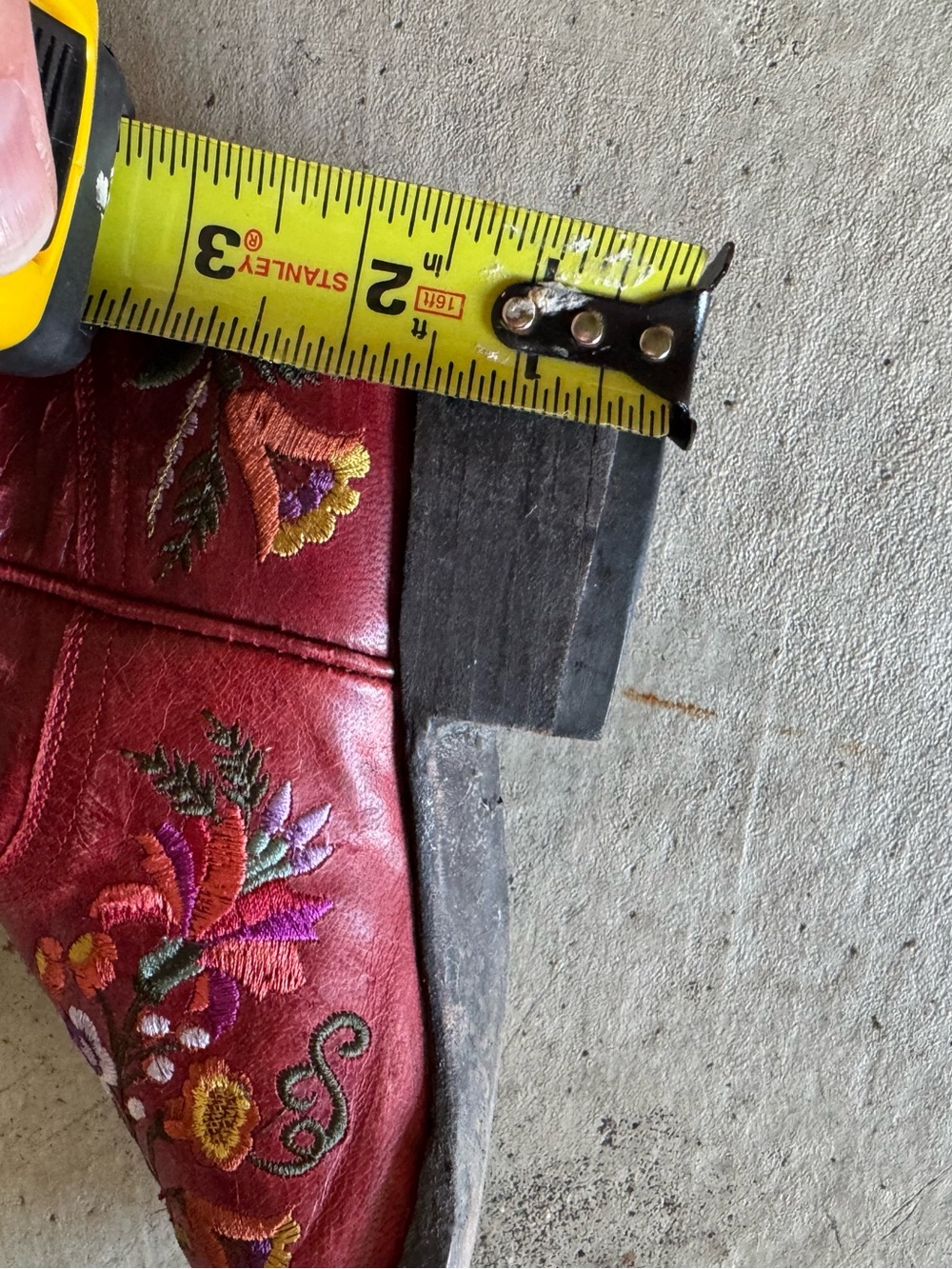 Old Gringo Sora Women's Red Ankle Boots with Floral Embroidery 7 B - Picture 16 of 16